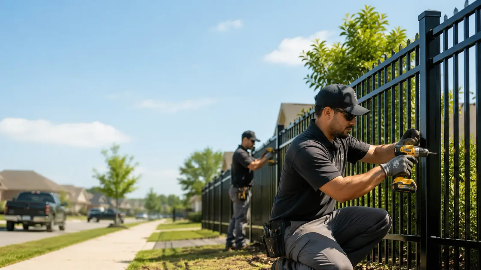 Metal Fence Installation in Village Mills, TX